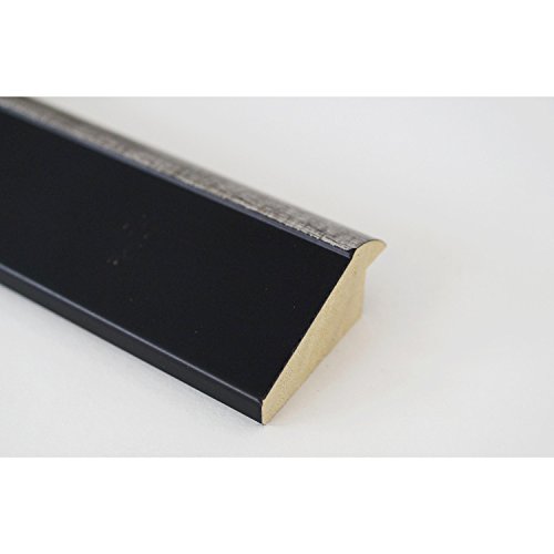 Spiegel Wandspiegel Badspiegel – Lüneburg 4,6 – Schwarz mit silber – 200 Größen zur Auswahl – handgefertigt – 60 x 120 – AM – Modern, Shabby, Vintage - 6