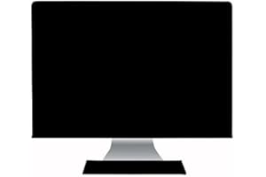 Hermitshell El polvo y la cubierta resistente al agua como la seda antiestático con forro de terciopelo suave caja cubrir Apple iMac monitor y teclado para iMac 21.5" Color: Negro