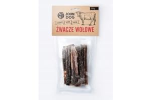 JOHN DOG Żwacze wołowe dla psa Naturalny gryzak suszony 100 g