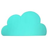  ShuHui Baby Kids Telleruntersetzer aus Silikon in Wolkenform Gr