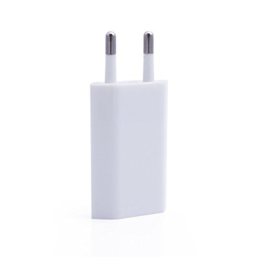 iProtect USB Netzteil Slim Charger für alle Kabel mit USB Anschluss in gummiert weiss matt - 2
