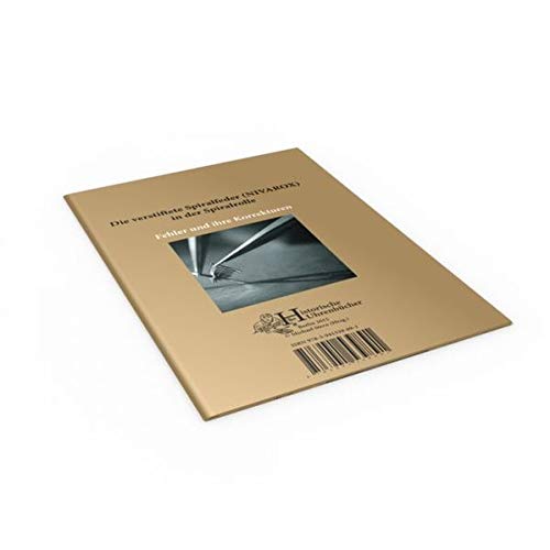 Preisvergleich Produktbild Die verstiftete Spiralfeder (NIVAROX)