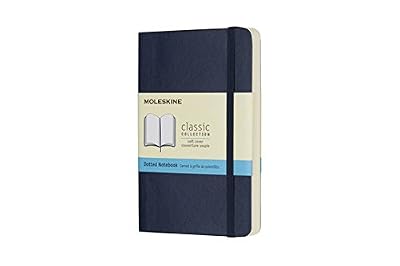 Moleskine Carnet pointille poche souple saphir