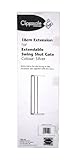 Clippasafe Extendable Swing Shut Gate Extension, Silver, 18 cm