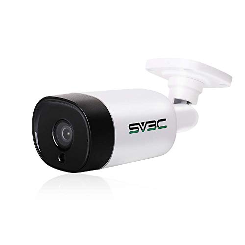 SV3C POE IP Kamera,5MP Überwachungskamera Aussen,HD Sicherheitskamera für Außen,IP66 wasserdichte, Bewegungserkennung,20M Nachtsichtfunktion,Unterstützung Fernbetrachtung durch IOS/Android/Windows PC