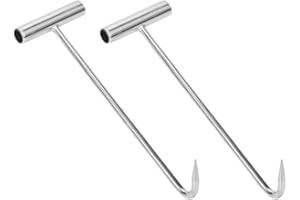 GYWHOOFT 2 Pezzi T Gancio Sollevatore, Tombini, Tapparelle, Fogne e Carni Appese - Sollevamento Pesante