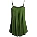 Produktbild Felicove Damen Tank, Sommer Trägershirts - Frauen lose Leibchen Oberteile - Damen einfarbig Tank Tops - Plus Size Tank Tops - 6 Farben - Geeignet für Innenräume, Familien, Partys usw.