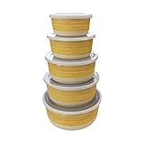 Buen sellado: La tapaderas están hechas de silicona de alto grado apto para uso alimentario para evitar caídas y prevención de olores, no necesita preocuparse por la salpicadura de sopa. Mantenga la comida fresca y mantenga la cocina limpia.
