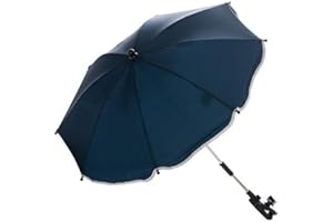FILLIKID Parasol for Pushchairs and Joggers with UV Protection (50) Baby Child Umbrella navy