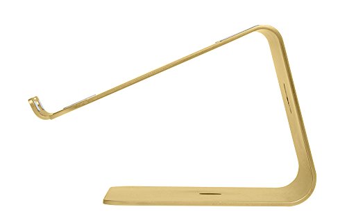 Slabo Notebookhalterung Laptopständer für MacBook / MacBook Air / MacBook Pro / Notebooks „Aluminium“ – GOLD - 4