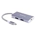 Produktbild Lumsing USB-C Typ C zu USB3.0 Hub + Typ C PD 2x Ladeadapter für Macbook, Chromebook Pixel / Dell XPS 13 / Yoga 900 / Asus Zen AIO / Lumia 950 (Grau)