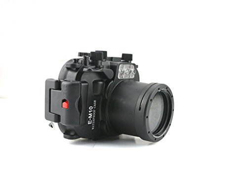 CameraPlus - High Performance Underwater Case Camera Housing Diving For Olympus E-M10 14mm- 42mm Lens Camera Up To 40 Meters(130ft.)