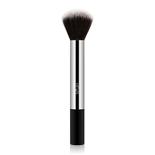 HFUN Blush Brush Foundation Powder Makeup Brush with Metal Handle (Silver) by HFUN