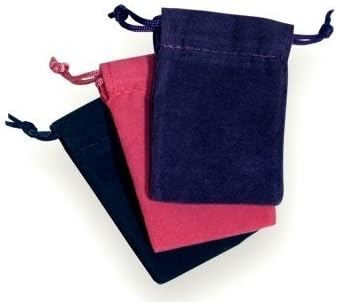 Dark Blue Mini Drawstring Pouch, size: 75mm x 50mm
