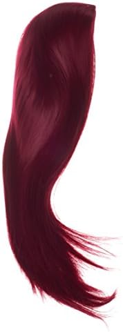 BiYa Hair Elements Thermatt Clip In Half 3/4 Wig Hair Extensions Straight, Burgundy Number c39 22-inch