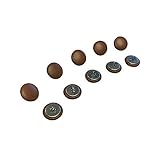 Hochwertige Knöpfe mit Draht-Schlaufe auf der Rückseite.