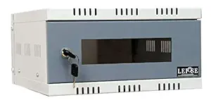 Lepose Camera Wall Mount, CCTV DVR Rack/NVR/Server/Network Rack, CCTV Camera Server Rack, dvr Box, dvr Rack, dvr Box Wall Mounted, CCTV Box, Storage Box, Transparent Glass Door Metal Cabinet Box