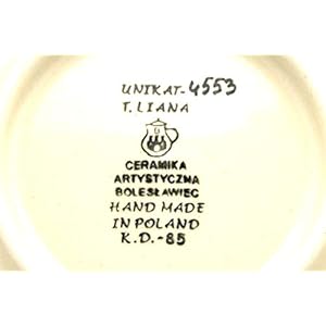 Polish Pottery Plate – Salad/Dessert (7 3/4″) – Unikat Signature U4553