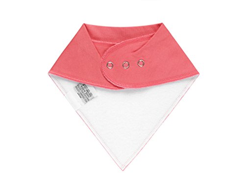 Baby Dreieckstuch im 4er Set von Loni – doppellagig saugfähig weich – Passgenau durch 5 Größeneinstellungen – Lätzchen Spucktuch Halstuch – Bandana Bib für Kinder - 3