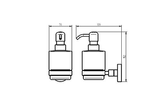 Haceka 25160110 Kosmos Chrome, Seifenspender - 6