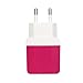 Produktbild Ouneed® USB Ladegerät Home Travel Dual Port AC USB Wandladegerät für iPhone für Samsung Galaxy S8 (Hot Pink)