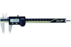 MITUTOYO Digital Messschieber ohne Datenausgang DIN 862, Tiefenmaß flach 0-150 mm, 1 Stück,500-181-30