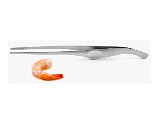 Pinzette Spitzzange Küchenpinzette Wendepinzette Grillpinzette 31 cm Edelstahl - 3