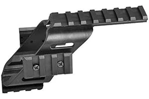 LEJIE Support léger Universel en polymère avec lumière Laser pour Pistolet Tactique Sight avec Rail 7/8 "Weaver & Picatinny Rail pour Glock 17 CS