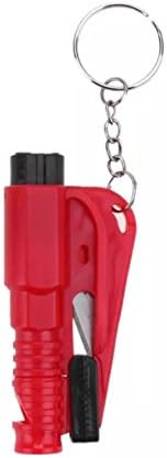 Car Safety Keyring Kit. Window Hammer/Whistle and Seat Belt Cutter. Break windows and cut seatbelts easily if needed in emergency or accident. In a handy 3-in-1 kit. Limited Stock.