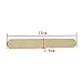 MLMSY Wax Spatulas Wooden Waxing Spatulas for Hair Removal Waxing Tongue Depressor Spatulas Ice-cream Stick 100 Pcs Thick