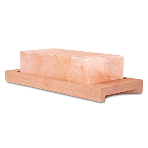 Gourmet Grill Salzstein & passende Holzschale- Himalaya* Salz- 20 x 10 x 5 cm von Salz Einkaufsparadies (aus der Salt Range Pakistan) - 3