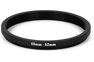 FITTINGS4YOU 55 mm - 52 mm Filter Adapter Step-Down Adapter Filteradapter Step Down 55-52