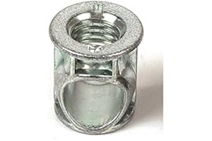 VWPEYY Fass aus Zamak, mit Rand, komplett mit Bohrung, A15 mm – BØ 14 mm (10 Stück)