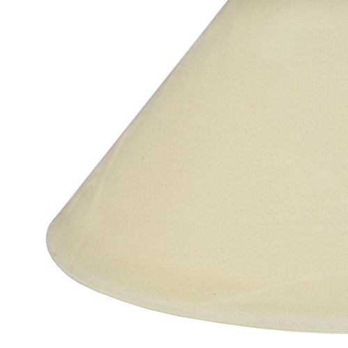 Formschönes Ersatzglas – Alabasterglas cremefarbig - 2