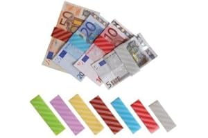 CECONCEPT Monetique BRADEU100500 Lot de 3 Paquets de 250 bracelets pour billets euro 100/200/500 euro
