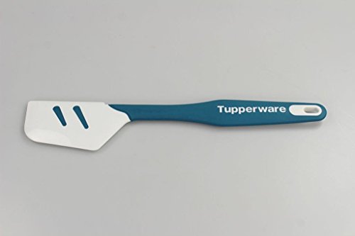 TUPPERWARE Griffbereit Top-Schaber blau-weiß D167 Silikon TOP-Teigspachtel 15877 - 3
