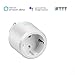 Produktbild WLAN Smart Steckdose,Mini Wifi Intelligente Plug fernbedienbar Kompatibel mit Alexa Goolge Home und IFTTT mit Timer Funktion für IOS Android APP 1er Pack