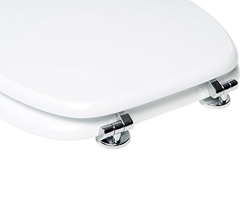 WC Sitz, viele schöne WC Sitze zur Auswahl, hochwertige und stabile Qualität aus Holz (Weiß) - 6