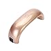 TKOOFN 9W LED CCFL Nail Art UV Lamp Light Gel Nail Polish Dryer Curing Machine with UK Plug - Champagne