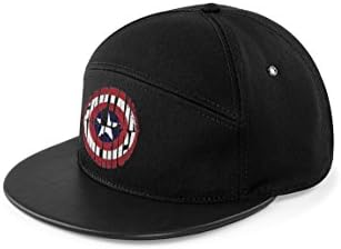 Captain America - Distress - PU Peak Snapback Cap