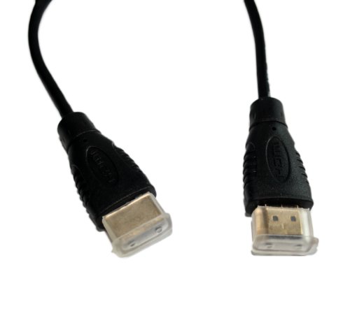 Handycop® 1,5m HDMI Kabel 1.4 HIGH SPEED mit Ethernet 3D FULL HD TV LCD PS3 HDTV XBOX 360 – 1.4a Echt 3D – Highend with Ethernet Stecker mit vergoldeten Kontakten - 2