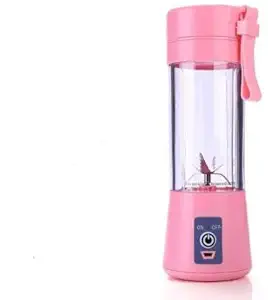 SANSKRUTI Portable Blender, Personal Size Blender Shakes and Smoothies, Mini Juicer Cup USB Rechargeable, Handheld Travel Blender Fruit Mixer - Multi-Color PC OF 1