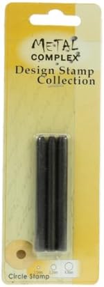 Metal Complex Assorted Metal Stamp Circle 4.8Mm/3.2Mm/1.5mm (3Pcs), Set of 3
