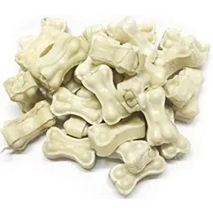 PSK PET MART Raw Hide Pressed Dog Bones for Chewing & Munching,2inch (500gm)