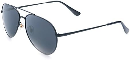 Jee Designer Fashion men's women's Uv400 Protection Retro Polarized Aviator Oversized Sunglasses 8064(black)