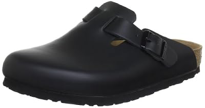 Birkenstock Boston Oiled, Sabots mixte adulte - Noir, 40 EU