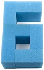 LTWHOME Compatible with Fine Foam Filter Pads Fish Tanks Juwel Compact/BioFlow 3.0 Filters/M(Pack of 6)