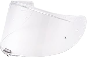 VCOROS Visiera Casco per FF327 Challenger,Visiera Lente Per Casco Moto,Sostituzione della Visiera della Lente del Casco del Parabrezza del Motociclo per Il Casco Integrale (Trasparente)