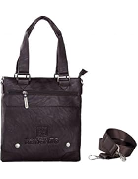 Umgehängt herren RONCATO braun bandolier platt porta tablet VF84