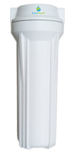 Carcasa de filtro de agua de 10", blanca con puertos de 1/4"